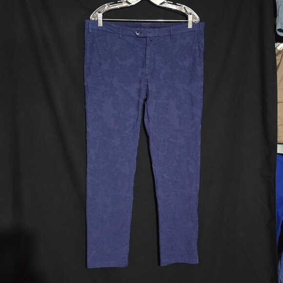 Roda Luca Roda Made in Italy Men's Pants - Blue Floral - Sz (36) EUR 50* - Picture 1 of 5
